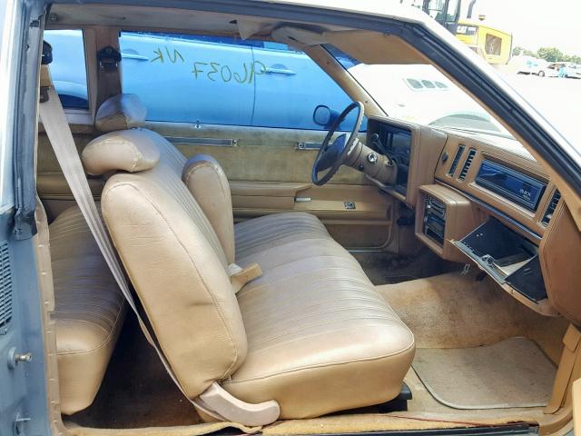 1G4GJ11Y2HP409167 - 1987 BUICK REGAL GRAY photo 5