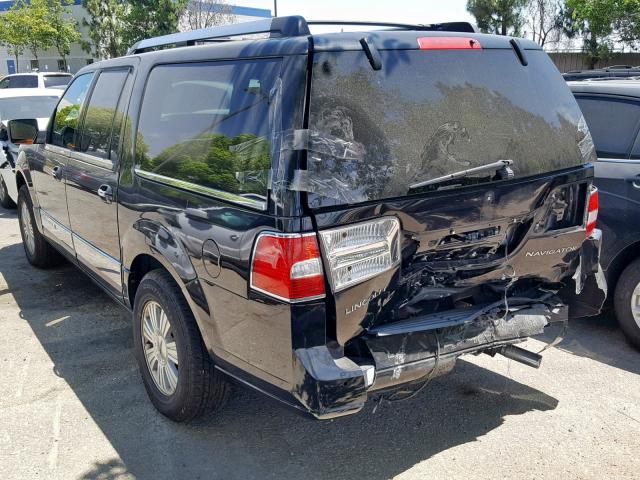 5LMJJ3H55BEJ04209 - 2011 LINCOLN NAVIGATOR BLACK photo 3