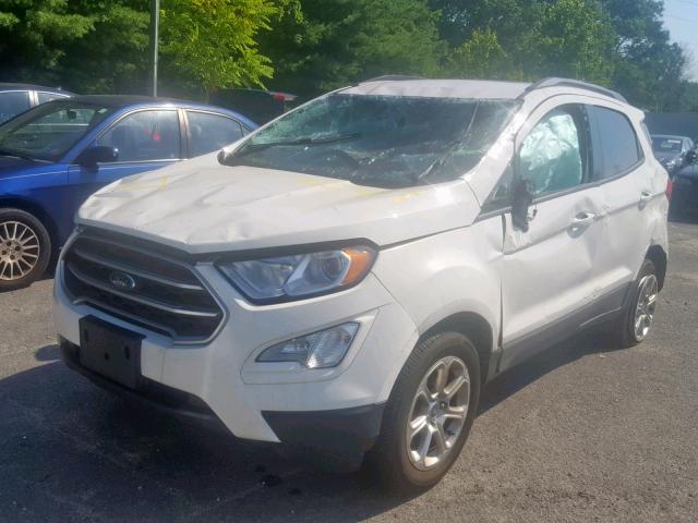 MAJ3P1TEXJC227076 - 2018 FORD ECOSPORT S WHITE photo 2