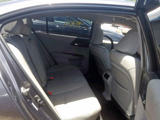 1HGCR2F88DA032837 - 2013 HONDA ACCORD EXL GRAY photo 6