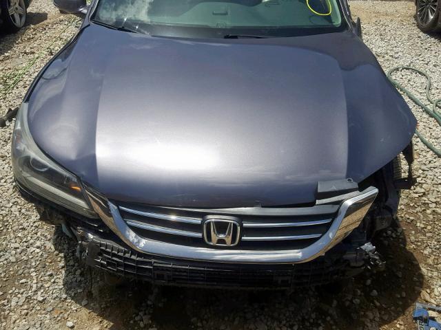 1HGCR2F88DA032837 - 2013 HONDA ACCORD EXL GRAY photo 7