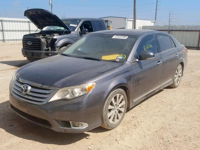 4T1BK3DB0CU469078 - 2012 TOYOTA AVALON BAS GRAY photo 2