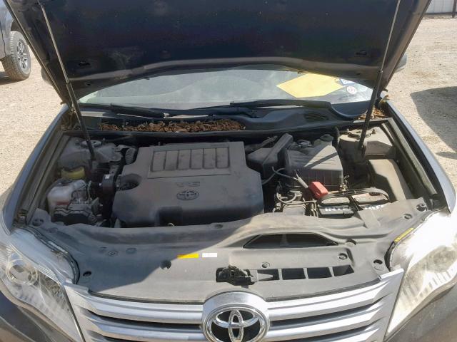 4T1BK3DB0CU469078 - 2012 TOYOTA AVALON BAS GRAY photo 7