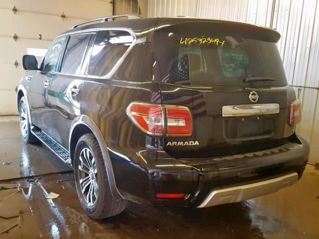 JN8AY2NC3J9557885 - 2018 NISSAN ARMADA SV BLACK photo 3