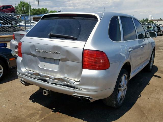 WP1AC29P14LA93234 - 2004 PORSCHE CAYENNE TU SILVER photo 4