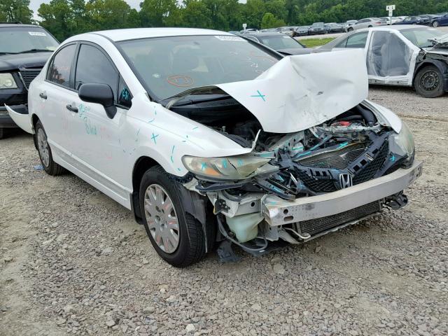 2HGFA1F35AH507926 - 2010 HONDA CIVIC VP WHITE photo 1