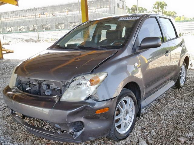 JTKKT604150091530 - 2005 TOYOTA SCION XA CHARCOAL photo 2