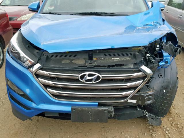 KM8J3CA24GU204828 - 2016 HYUNDAI TUCSON LIM BLUE photo 7