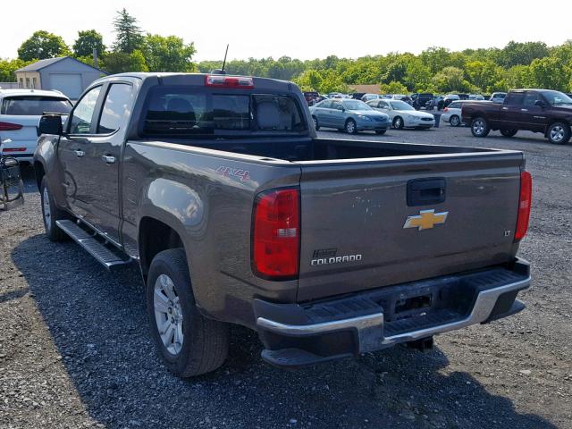 1GCPTCE12H1190348 - 2017 CHEVROLET COLORADO L BROWN photo 3