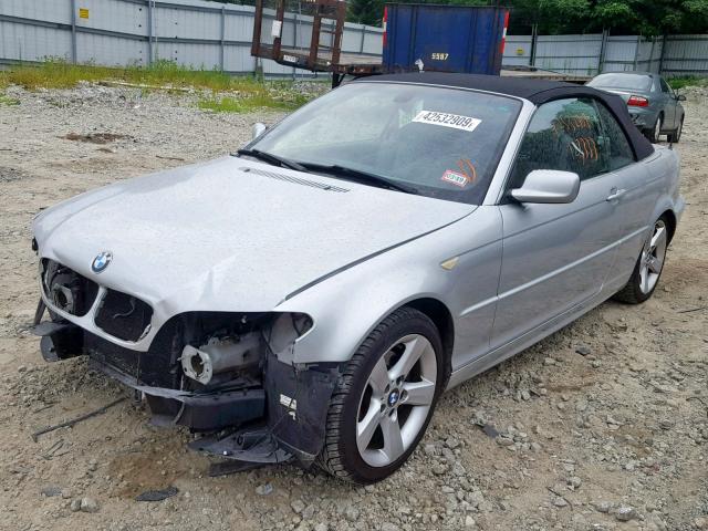 WBABW33474PL33152 - 2004 BMW 325 CI SILVER photo 2