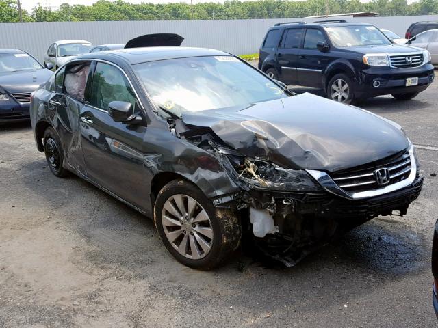 1HGCR3F8XEA039330 - 2014 HONDA ACCORD EXL BROWN photo 1