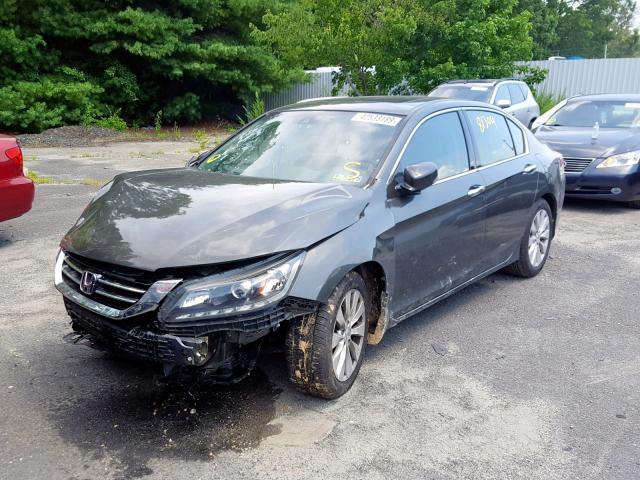 1HGCR3F8XEA039330 - 2014 HONDA ACCORD EXL BROWN photo 2