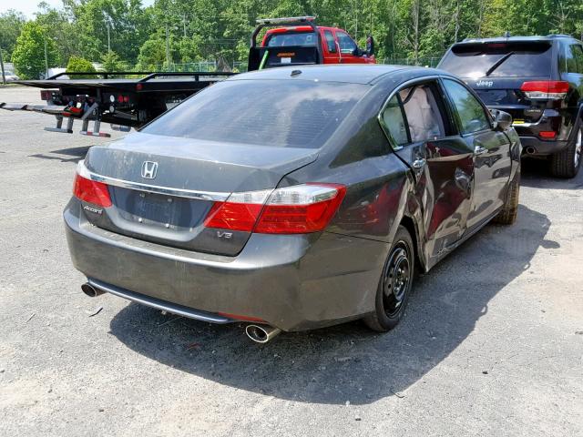 1HGCR3F8XEA039330 - 2014 HONDA ACCORD EXL BROWN photo 4