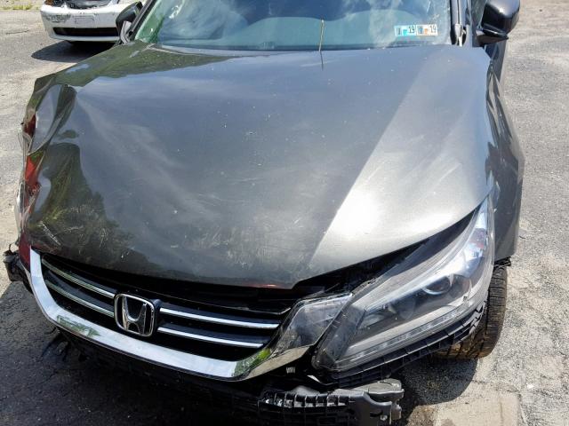 1HGCR3F8XEA039330 - 2014 HONDA ACCORD EXL BROWN photo 7