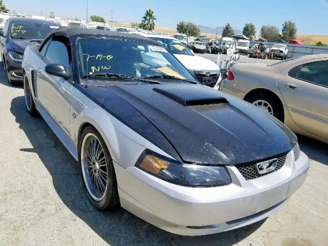 1FAFP45XX1F132240 - 2001 FORD MUSTANG GT GRAY photo 1