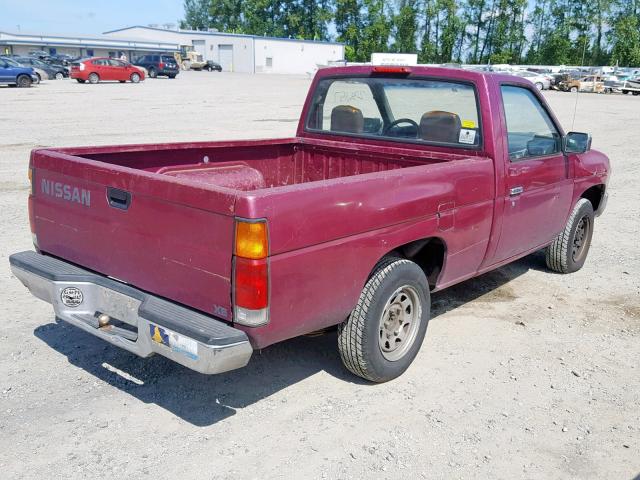 1N6SD11S4SC366822 - 1995 NISSAN TRUCK E/XE PURPLE photo 4