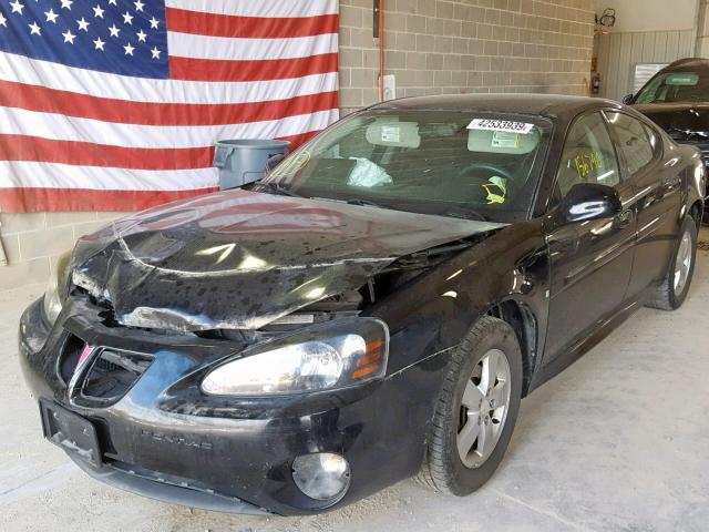 2G2WP552881121263 - 2008 PONTIAC GRAND PRIX BLACK photo 2