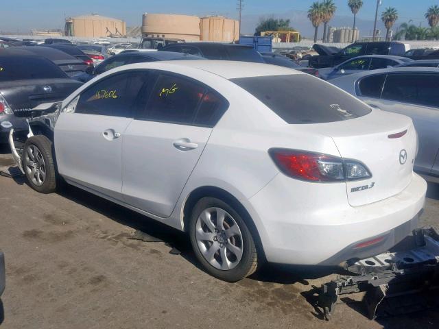 JM1BL1UG2B1490127 - 2011 MAZDA 3 I WHITE photo 3