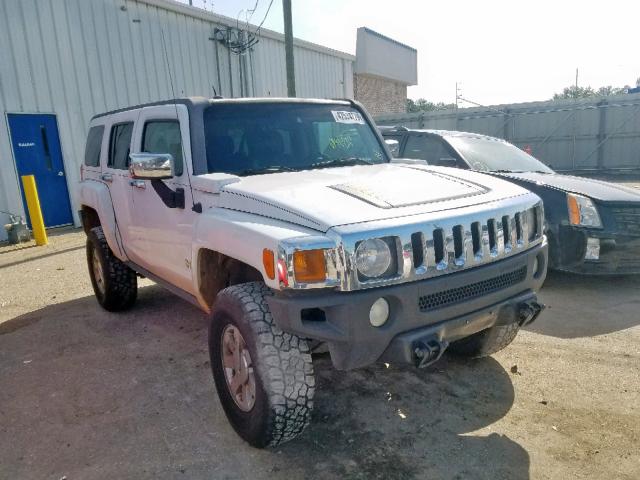 5GTDN13E878166559 - 2007 HUMMER H3 WHITE photo 1