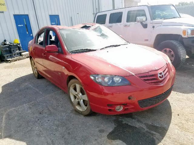 JM1BK123X41196531 - 2004 MAZDA 3 S RED photo 1