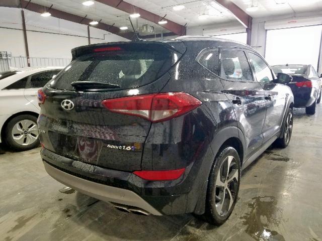 KM8J33A26HU409701 - 2017 HYUNDAI TUCSON LIM BLACK photo 4