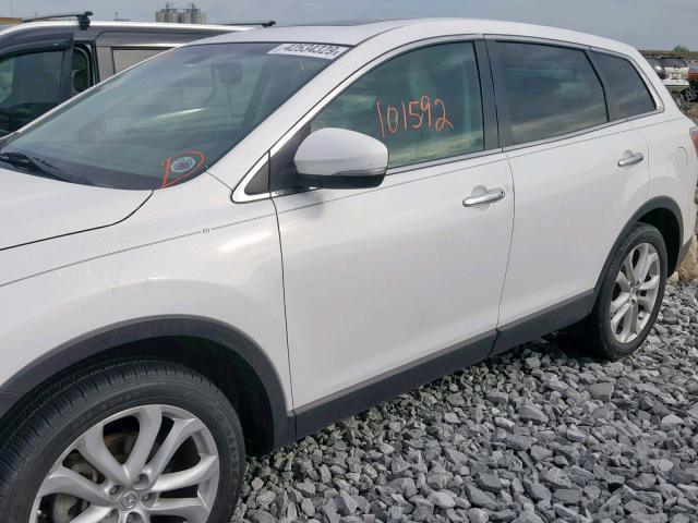 JM3TB2DA4C0336591 - 2012 MAZDA CX-9 WHITE photo 9