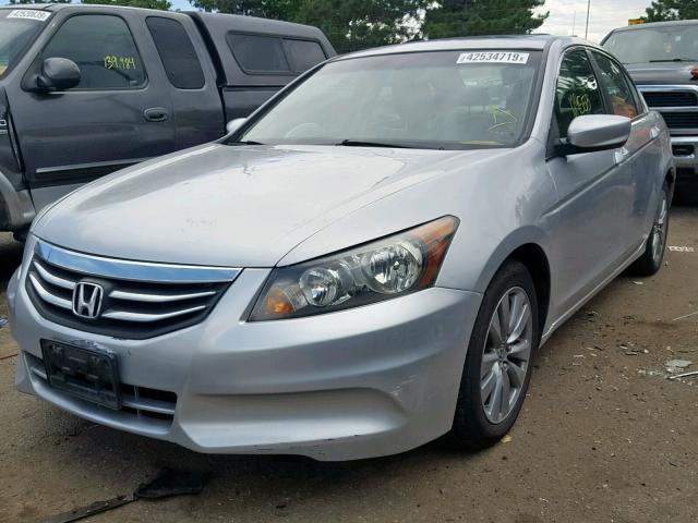 1HGCP2F87BA131054 - 2011 HONDA ACCORD EXL SILVER photo 2