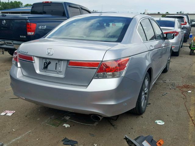 1HGCP2F87BA131054 - 2011 HONDA ACCORD EXL SILVER photo 4