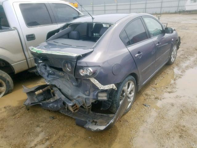 JM1BK323X81804405 - 2008 MAZDA 3 S SILVER photo 4