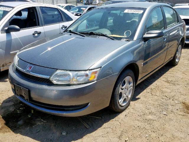1G8AJ52F44Z173936 - 2004 SATURN ION LEVEL CHARCOAL photo 2
