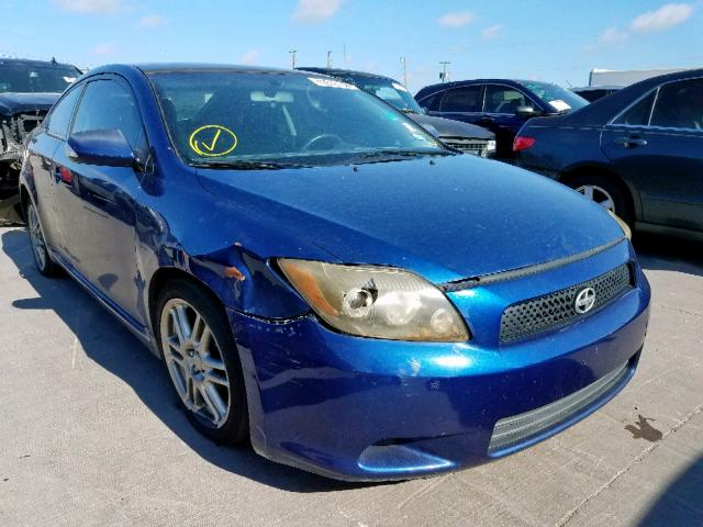 JTKDE167X80262318 - 2008 TOYOTA SCION TC ლურჯი ფოტო 1