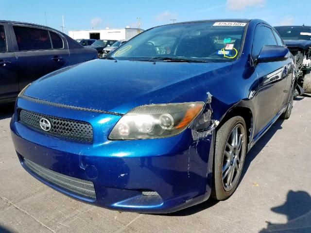 JTKDE167X80262318 - 2008 TOYOTA SCION TC ლურჯი ფოტო 2