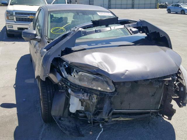 1HGCR2F82EA305207 - 2014 HONDA ACCORD EXL GRAY photo 1