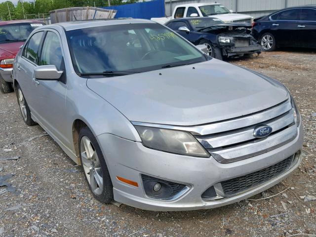 3FAHP0KC1AR165018 - 2010 FORD FUSION SPO SILVER photo 1