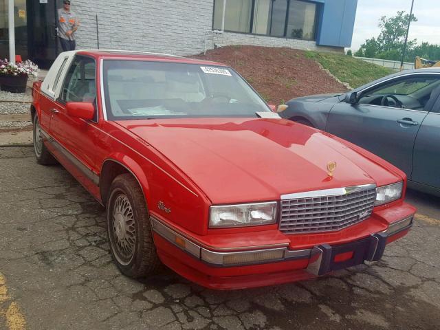 1G6EL1337LU621986 - 1990 CADILLAC ELDORADO RED photo 1