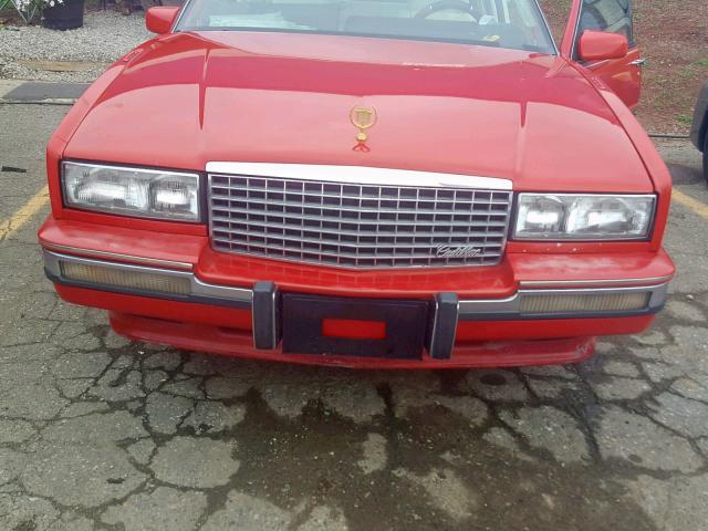 1G6EL1337LU621986 - 1990 CADILLAC ELDORADO RED photo 7