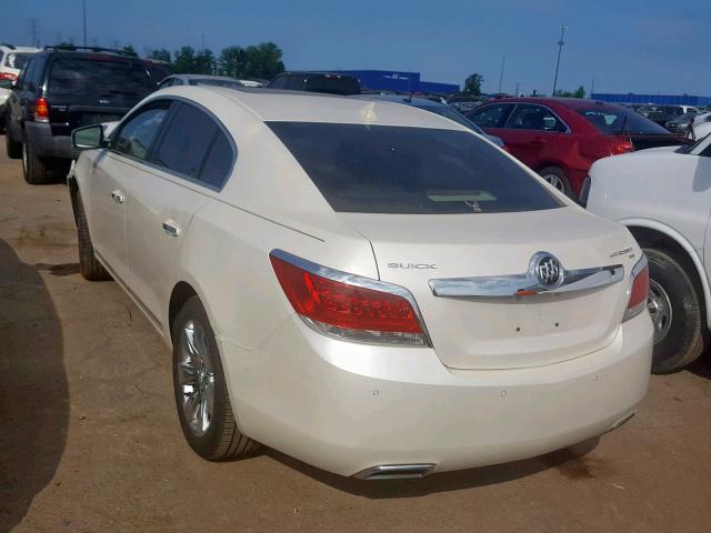 1G4GE5EDXBF278246 - 2011 BUICK LACROSSE C WHITE photo 3