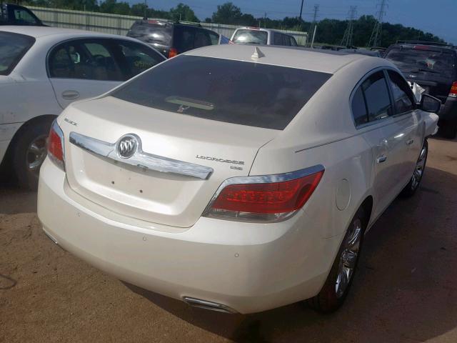 1G4GE5EDXBF278246 - 2011 BUICK LACROSSE C WHITE photo 4