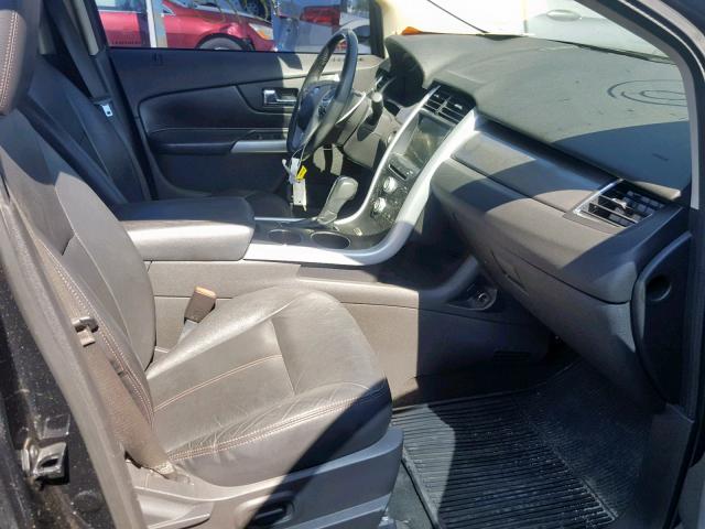 2FMDK3JC5BBA31425 - 2011 FORD EDGE SEL BLACK photo 5