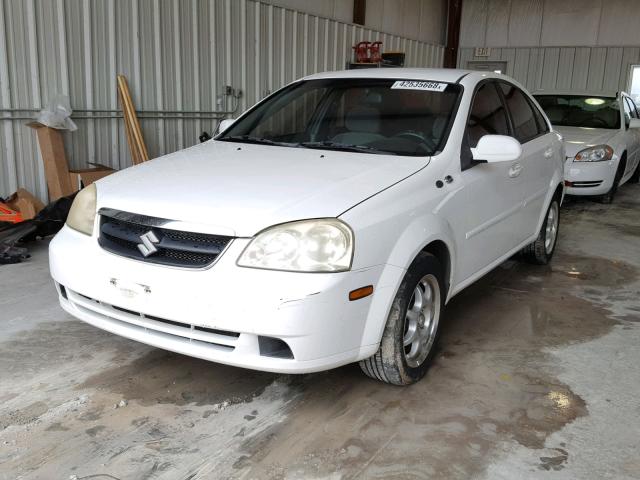 KL5JD56Z36K428319 - 2006 SUZUKI FORENZA WHITE photo 2