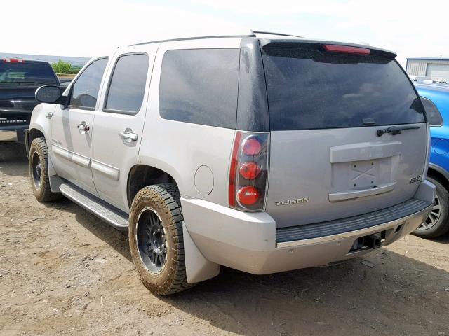 1GKFK63887J342961 - 2007 GMC YUKON DENA GRAY photo 3