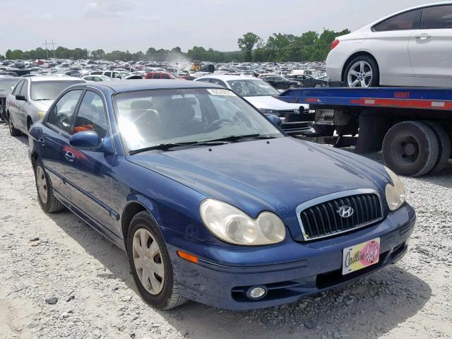 KMHWF25H15A182422 - 2005 HYUNDAI SONATA GL BLUE photo 1