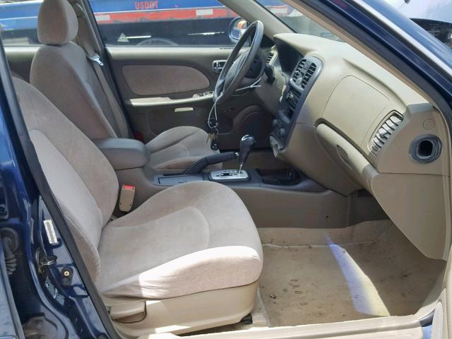 KMHWF25H15A182422 - 2005 HYUNDAI SONATA GL BLUE photo 5