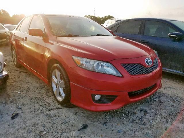 4T1BF3EK9AU072730 - 2010 TOYOTA CAMRY BASE RED photo 1