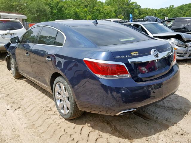 1G4GE5EV6AF196117 - 2010 BUICK LACROSSE C BLUE photo 3