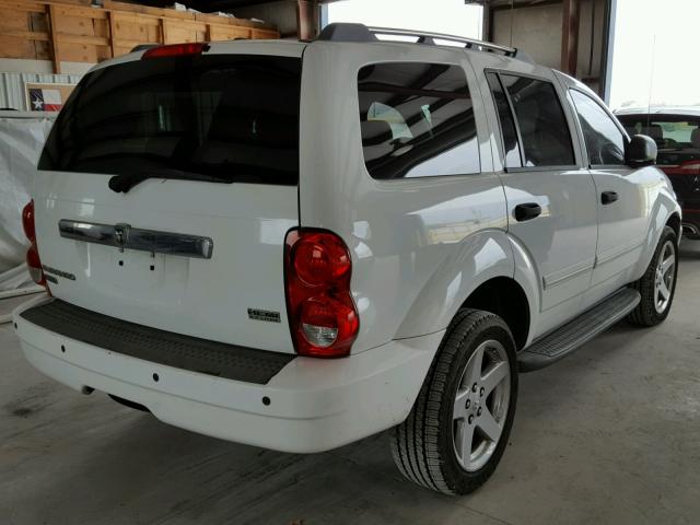 1D8HD58237F560873 - 2007 DODGE DURANGO LI WHITE photo 4