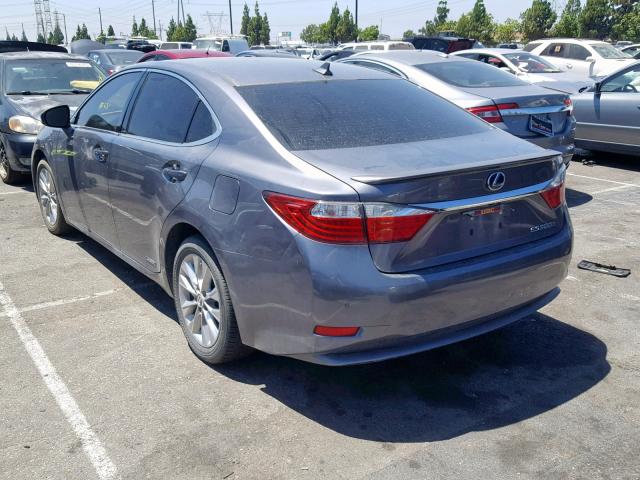 JTHBW1GG1E2051212 - 2014 LEXUS ES 300H GRAY photo 3