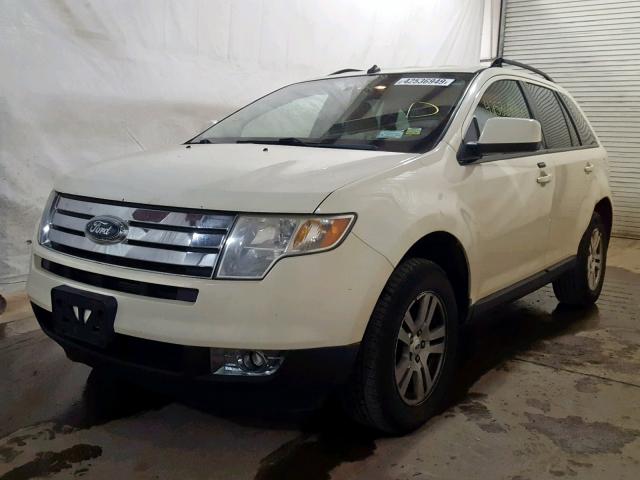 2FMDK48C78BB14083 - 2008 FORD EDGE SEL CREAM photo 2