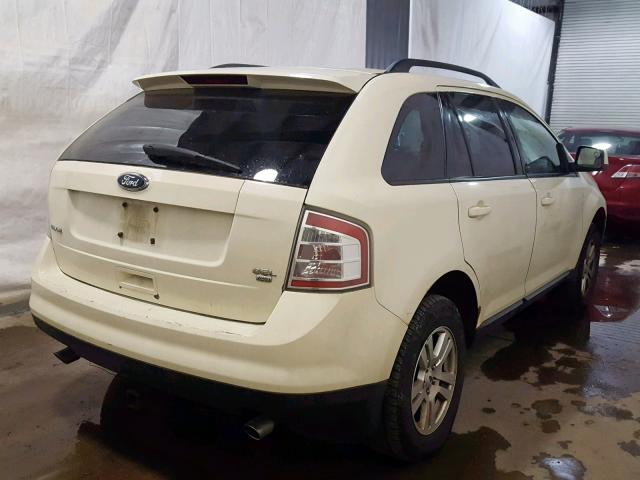 2FMDK48C78BB14083 - 2008 FORD EDGE SEL CREAM photo 4