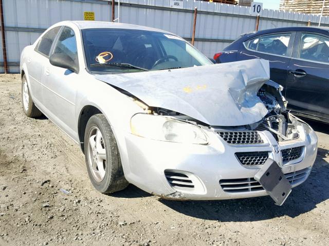 1B3EL46X36N201512 - 2006 DODGE STRATUS SX SILVER photo 1